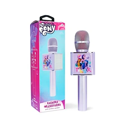 Imagen de OTL Technologies MP0951 My Little Pony Micrófono inalámbrico para Karaoke con Altavoz Integrado