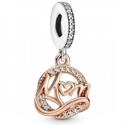 Imagen de Charm colgante Pandora 789374C01 madre bicolor
