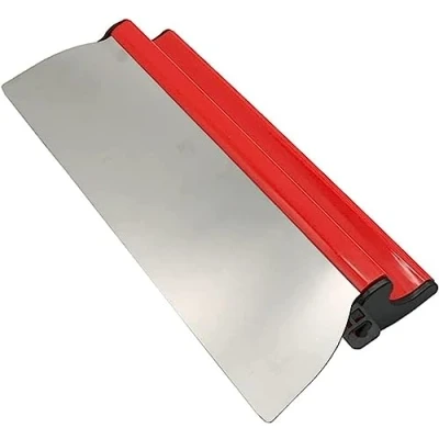 Imagen de paleta de yeso, herramientas enlucido, espátula for alisar paneles pintura acero inoxidable pared, desnatado adecuado pared (Size : 25cm)