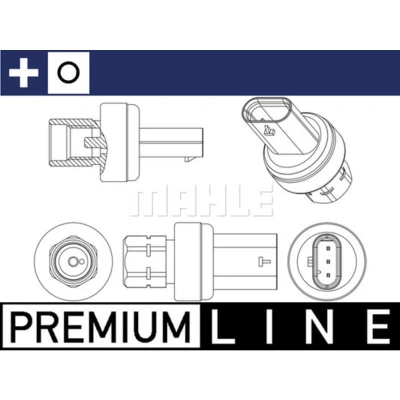 Imagen de MAHLE ORIGINAL ASE 13 000P Presostato de Aire Acondicionado 3
