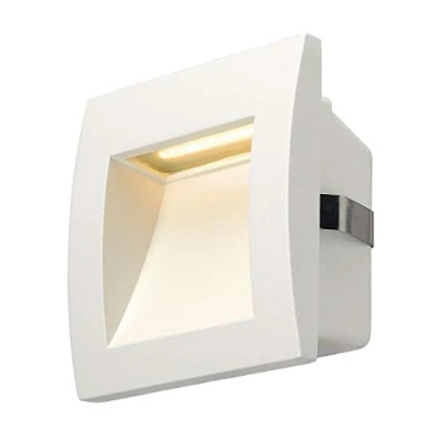 Imagen de SLV luminaria empotrada de pared DOWNUNDER OUT LED S/iluminación para paredes, exterior, lámpara jardín / IP55 3000K 1,7 W 65lm blanco
