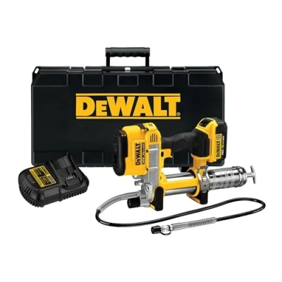 Imagen de DEWALT DCGG571M1 QW Pistola Engrasadora a Batería XR 18V 4Ah Li Ion, Inalámbrica, Incluida, Cargador Multivoltaje, Correa para el Hombro y Maletín TSTAK