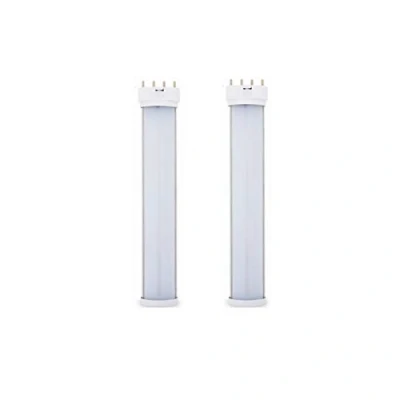 Imagen de WELSUN Bombilla LED de 12W 2G11 9.3 Pulgadas 3 Pin Base Retrofit Tubo luz 30W Reemplazo CFL (Eliminar o desviar lastre) AC85 265v 2 Pack (Color : Blanco frío)