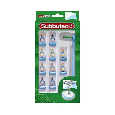 Imagen de Rocco Giocattoli Subbuteo Escuadrón Blanco/Celeste, 11 x 23 4, LS 041744*