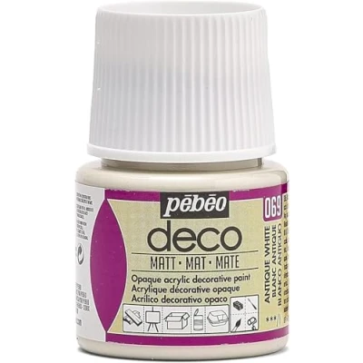Imagen de Pébéo 204069 74 Pintura acrílica (Mate, 45 ml), Color Blanco Envejecido
