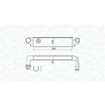 Imagen de MAGNETI MARELLI 351319204590 Intercooler BMW: 3 Berlina, Compact, Touring