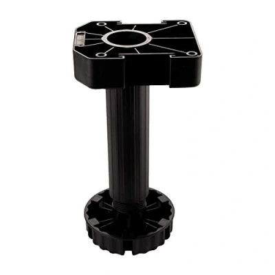 Imagen de SO TECH® Juego de 4 Zócalo Mueble Cocina Patas Plásticas Pies para Regulables Alto 185 mm