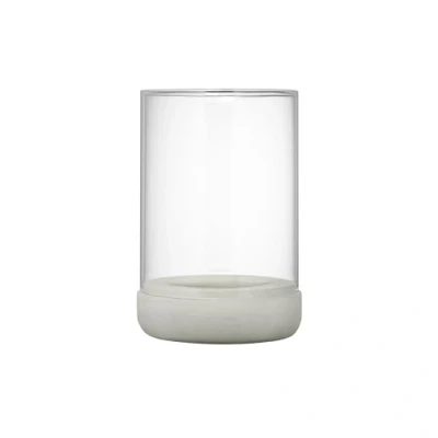 Imagen de Blomus 65448 Windlicht Calma Portavelas, Piedra, Beton, H 22,5 cm