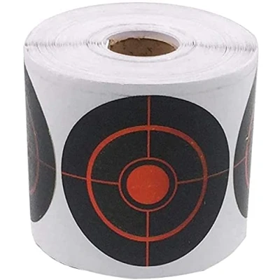 Imagen de ANCLLO 250Pcs 3 Pulgadas Disparo Objetivos Pegatinas Adhesivo Reactivo Splatter Target Stick