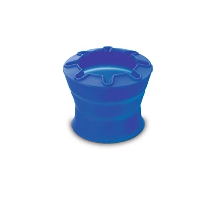 Imagen de Lamy Aquaplus 543 Vaso de agua plegable con bandeja para pinceles en color azul, ideal clases escolares