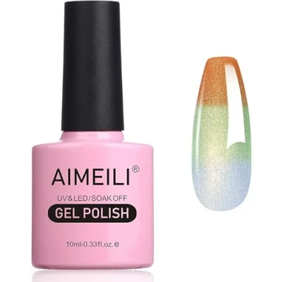 Imagen de AIMEILI Chameleon Gel Esmalte de Uñas, Brillante Soak Off UV/LED para Salón Uñas DIY Home, Fácil Aplicar 10ml 006