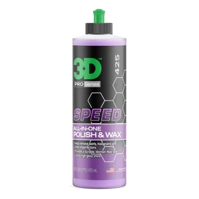 Imagen de 3d products HD Speed ​​pule y Protege la Superficie Pintada en un Simple Paso. Elimina rasguños Superficiales de leves a moderados Marcas vórtice, dejando atrás protección Cera