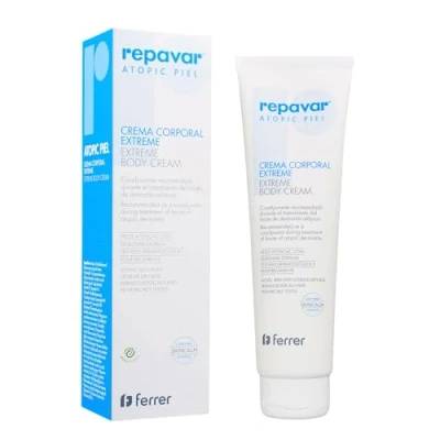 Imagen de Repavar Atopic Piel Crema Corporal Extreme para Aliviar la Resequedad Intensa Pieles Atópicas, Secas y Muy Ideal Tratar los Brotes 150 ml