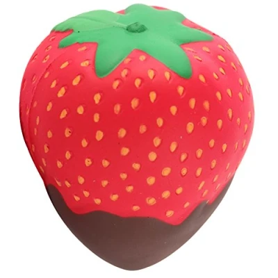 Imagen de Anboor Juguetes Antiestrés Fresa Squishy Lento Aumento Jumbo Super Suave Perfumado Kawaii El Alivio del estrés Crema de Chocolate