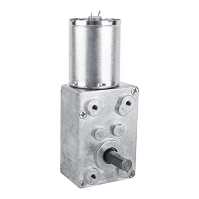 Imagen de Motor reductor de gusano reversible alto par reducción CC 12V CW/CCW(62RPM)