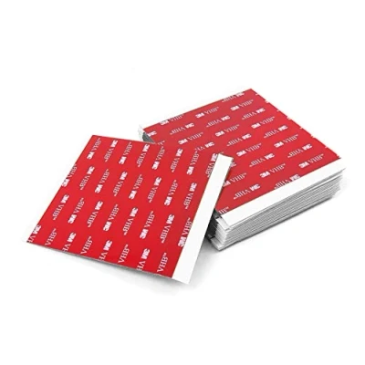 Imagen de 3M VHB Almohadillas Adhesivas De Doble Cara Extra Fuerte Espuma Acrílica Cuadrados, Resistente Al Agua Y Altas Temperaturas, Para Automóviles, Hogar Oficina (50 mm x 50 mm) (10 piezas)