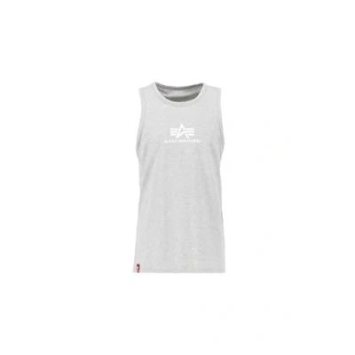 Imagen de ALPHA INDUSTRIES Basic Camiseta, Gris (Grey Heather 17), M para Hombre