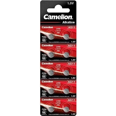 Imagen de Camelion 12051011 Celdas sin Mercurio alcalinas de botón AG11/LR58/lr721/362 (1,5 V, 10 Unidades)