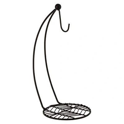 Imagen de Premier Housewares Percha de plátano, hierro, negro