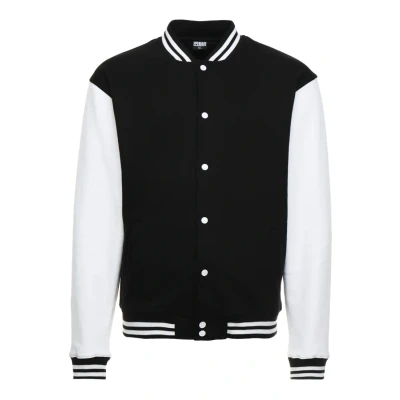 Imagen de Urban Classics 2TONE College Sweatjacket Chaquetas bomber, Hombre, Talla: XS, Black/white