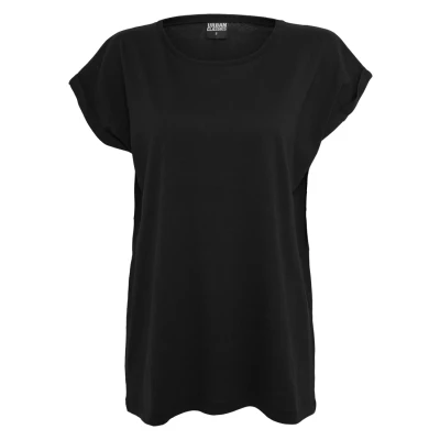 Imagen de Urban Classics Extended Shoulder Camiseta básica, Mujer, Talla: XS, Black