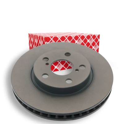 Imagen de FEBI BILSTEIN 12139 Disco de freno Eje delantero 255 28 5 100 ventilación interna revestido TOYOTA: Carina E Berlina