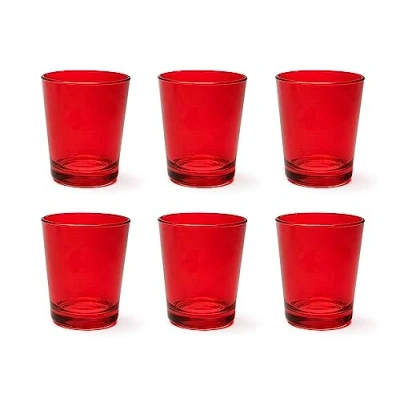 Imagen de Excelsa Portofino Juego de 6 vasos, rojo, 30 cl., vidrio soplado