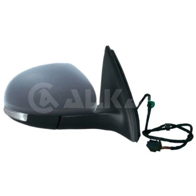 Imagen de Espejo retrovisor Alkar 9040136 derecha imprimado eléctrico calefactable, convexo para vehíc. con volante a la izquierda VOLKSWAGEN: Tiguan I