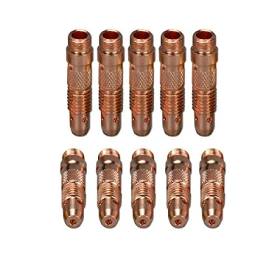 Imagen de RIVERWELD TIG Cuerpos de pinza 10N32 2,4 mm para antorcha SR DB PTA WP 17 18 26 10 unidades