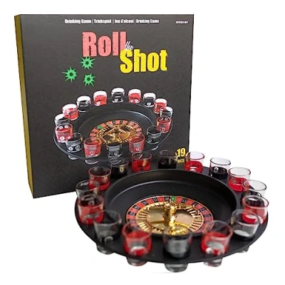 Imagen de amscan Game Drinking Roulett, Multicolor, Talla única (9917005)
