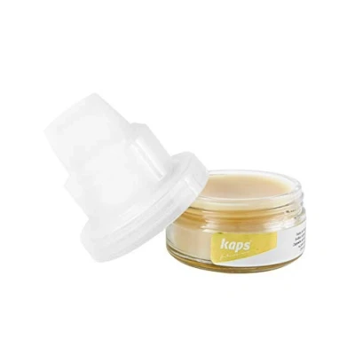 Imagen de Kaps Cera para Zapatos, Impermeabilizante Piel con de Abeja Orgánica y Esponja, Abeja, Transparente