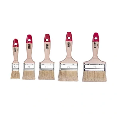 Imagen de HARDY WORKING TOOLS brochas pintura set de 5 piezas, 1 piezas 25, 35, 50, 60, 75 mm ancho, madera, Cepillo Serie *36*, 18PCS, pinceles A0285 060100