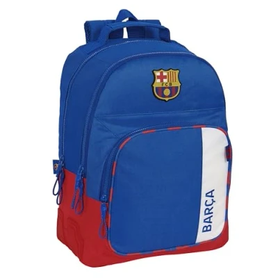 Imagen de Safta F.C. BARCELONA 2ª EQUIPACIÓN Mochila Escolar Infantil, Ideal para Niños de Diferentes Edades, Cómoda y Versátil, Calidad Resistencia, 32x15x42 cm, Color Azul Granate