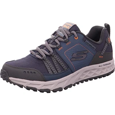 Imagen de Skechers Escape PLAN Zapatillas, Hombre, Talla: 41.5, Navy/orange Zapatos