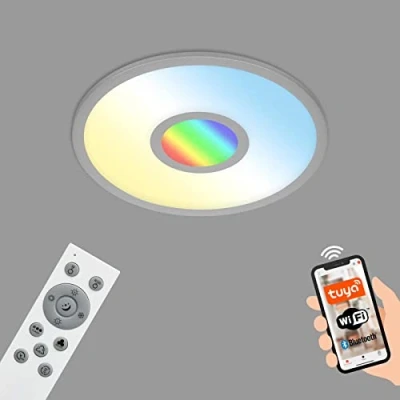 Imagen de Briloner Plafón LED Centro S CCT RGB Tuya Ø 45 cm