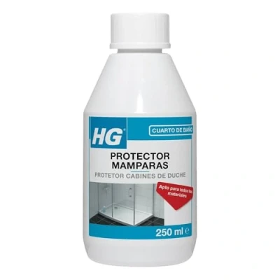 Imagen de HG 47603030 Total Para Mamparas 250 Mililitros, Un Potente Protector que Limpia los Cristales y Todo Tipo de Materiales Ducha Baño, 500 Mililitros