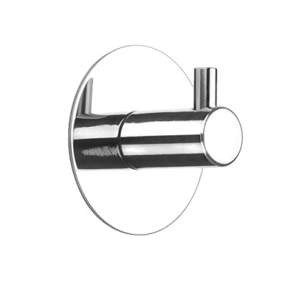 Imagen de Tiger Gancho Rhino para Ropa y Toallas, Fijación Adhesiva, 2 x 4 cm, Acero Inoxidable Cepillado
