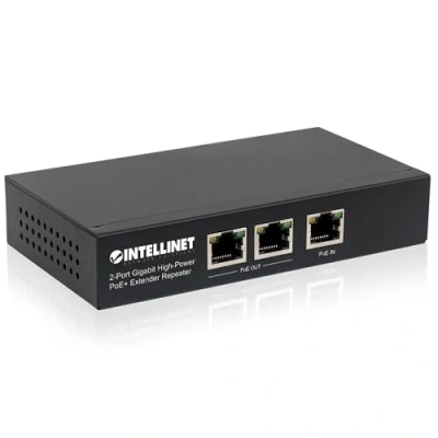 Imagen de INTELLINET PoE+ Extender 2 Port GIGABIT High Power bis 100M