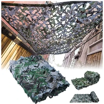 Imagen de ZHJSHOU Red de Camuflaje,Caza Militar Camuflaje del Bosque,Toldo Exterior, Persianas para sombrillas Que acampan Caza Caza,Bosque,1X2m/3.28x6.56ft