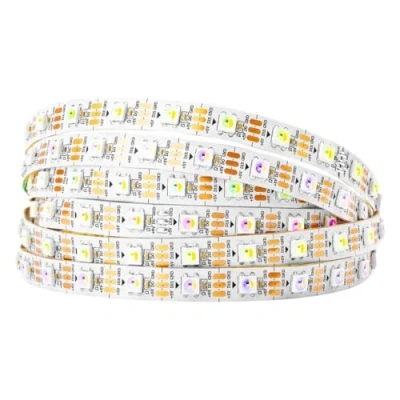 Imagen de BTF LIGHTING RGBW RGBWW Warm White SK6812 (Similar WS2812B) 16.4ft 5m 60leds/pixels/m Individually Addressable Flexible 4 Color in 1 LED Dream Strip Non waterproof DC5V