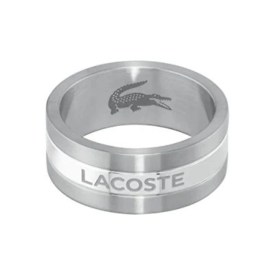 Imagen de Lacoste Adventurer RING Anillo silvercoloured, Hombre, Talla: 64, Silver coloured