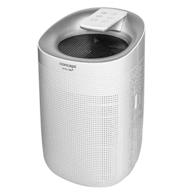 Imagen de CONCEPT Hausgeräte OV1200 Perfect Air Deshumidificador con purificador de aire, capacidad deshumidificación 750 ml/día, adecuado para una superficie limpieza hasta 25 m2, 3 filtros, color