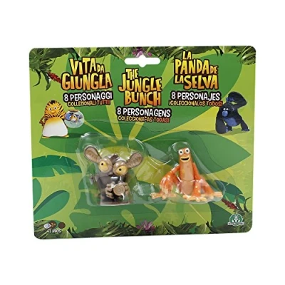 Imagen de Giochi Preziosi Personajes coleccionables de la película «La Panda Selva» 2 Figuras Al + Gilbert