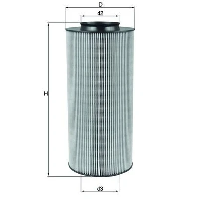 Imagen de MAHLE ORIGINAL LX 918 Filtro de aire 262,5 117,0 Cartucho filtrante VOLKSWAGEN: Polo IV Hatchback, III Lupo / 3L, SEAT: Arosa
