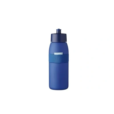 Imagen de Mepal Botella Deportiva Ellipse Práctica de Agua para Deporte y Ocio Gimnasio con Boquilla Blanda Apta Lavavajillas Sin BPA 500 ml Vivid blue