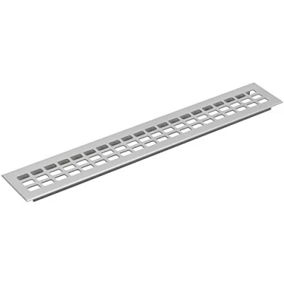 Imagen de Vasalat Luftgitter 1000x80mm AL natur elox. Rejilla de ventilación, Plata, 1000 x 80 mm