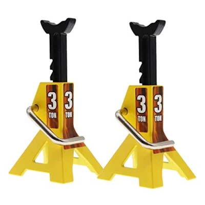 Imagen de planuuik 3/6 Ton Jack Axle Stand Capacidad de elevación Vehículo Soporte Resistente TRX4 D90 CC01
