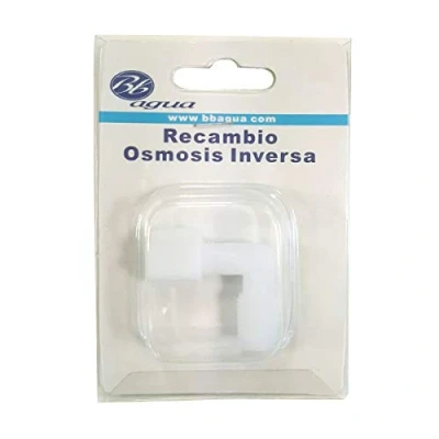 Imagen de Codo Tubo 1/4 X Rosca para equipos purificadores de Osmosis Inversa. Conector rápido tubería flexible 1/4. Instalación rápida y sencilla. Bbagua.