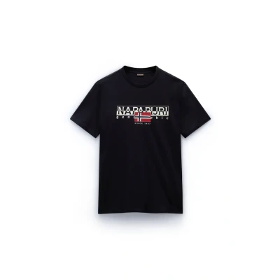 Imagen de Napapijri Saylmer Camiseta estampada black, Hombre, Talla: Small, Black