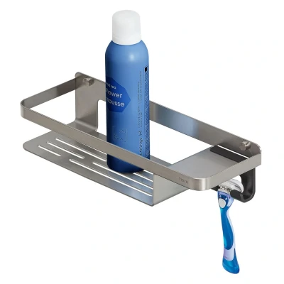 Imagen de Tiger Caddy Cesta de ducha con gancho 32 cm Acero inoxidable cepillado